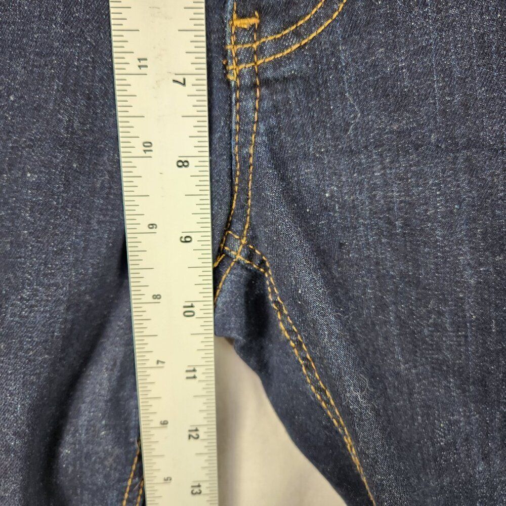 Dickies The Perfect Shape Bermuda Jean Shorts Women Size 6 Denim Mid Rise Dark - Picture 4 of 9